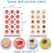 Smelly Stickers Scratch and Sniff, 24 Sheets, 12 Different scents